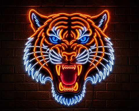 animal naked neon sign