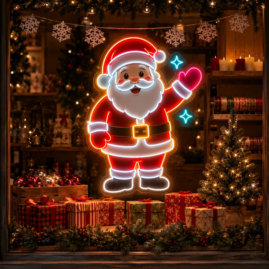 Santa Claus Neon Sign