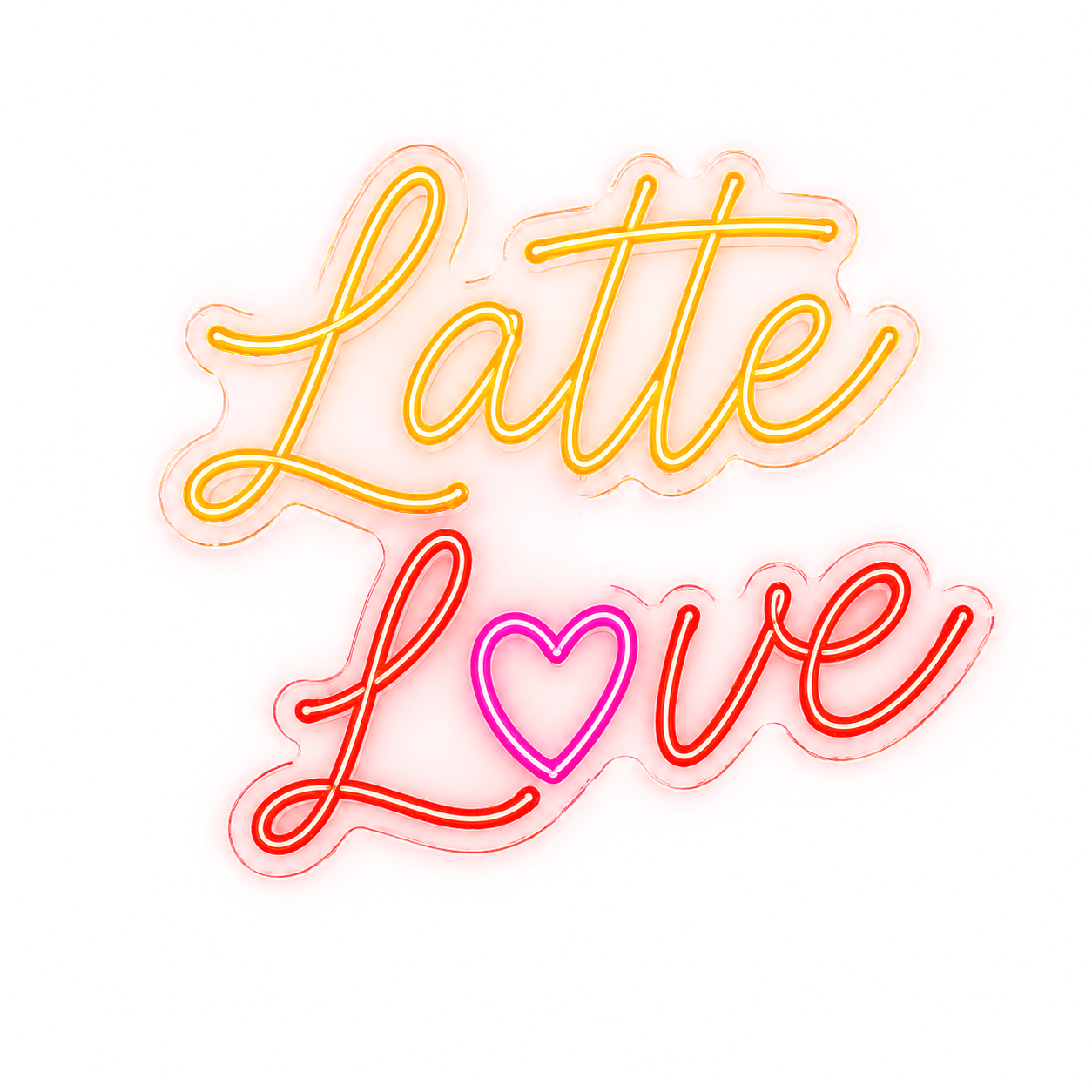 Latte Neon Sign