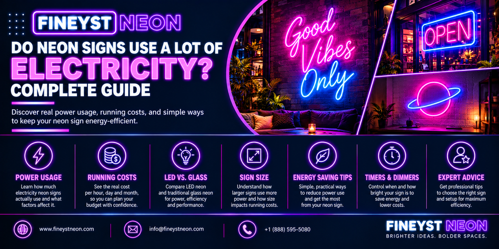 Do Neon Signs Use a Lot of Electricity? Complete Guide