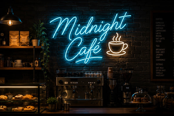 Customer neon sign