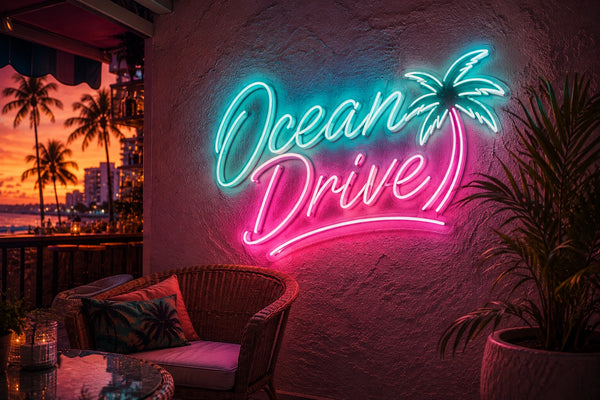 Customer neon sign