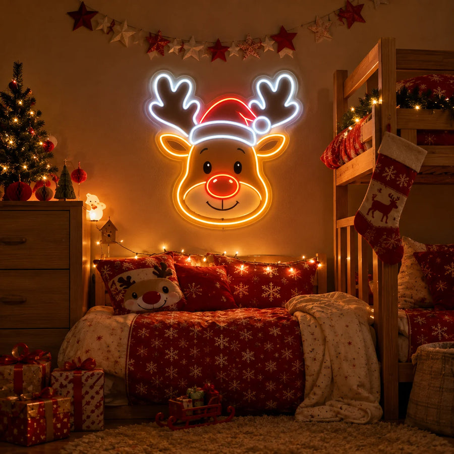 Reindeer Neon Sign