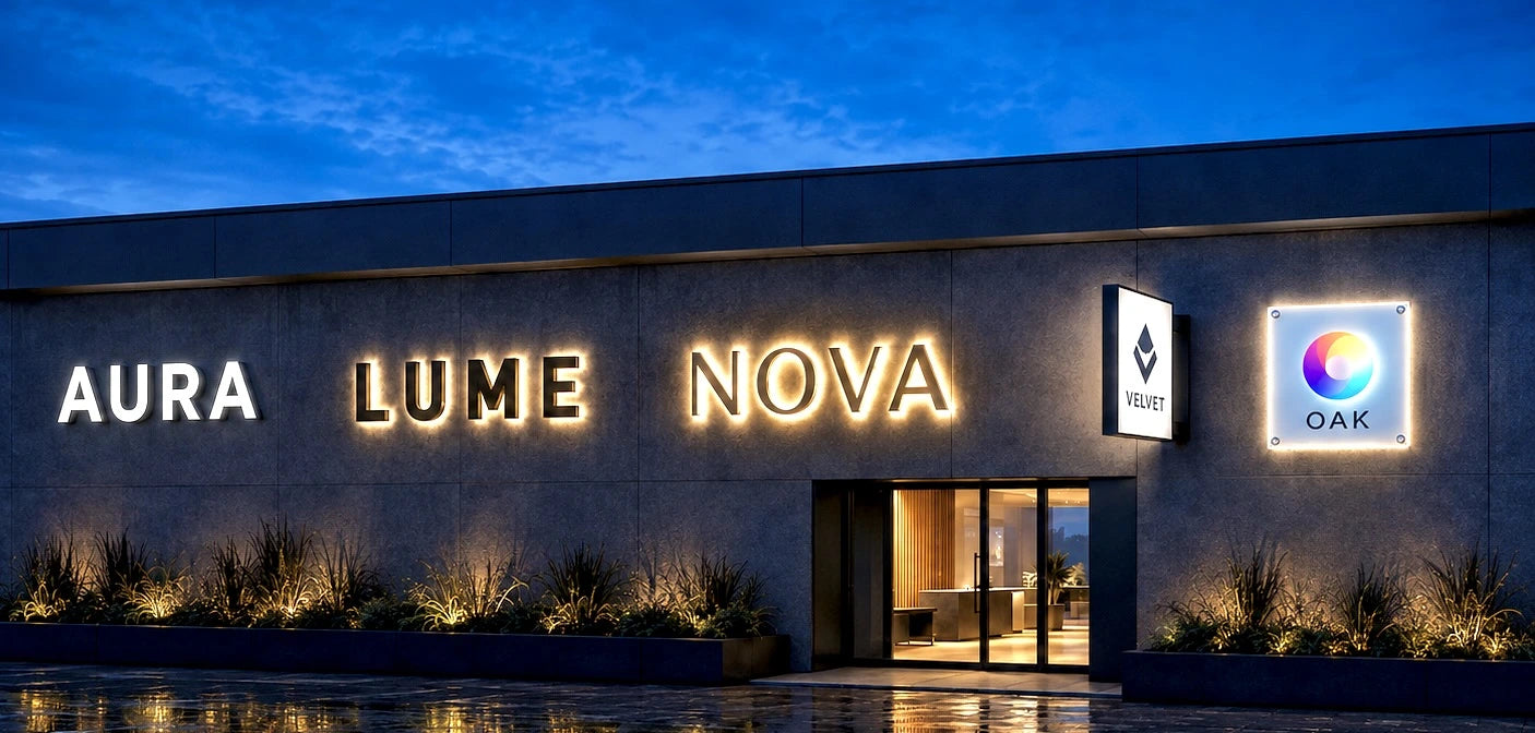 Engraved neon sign