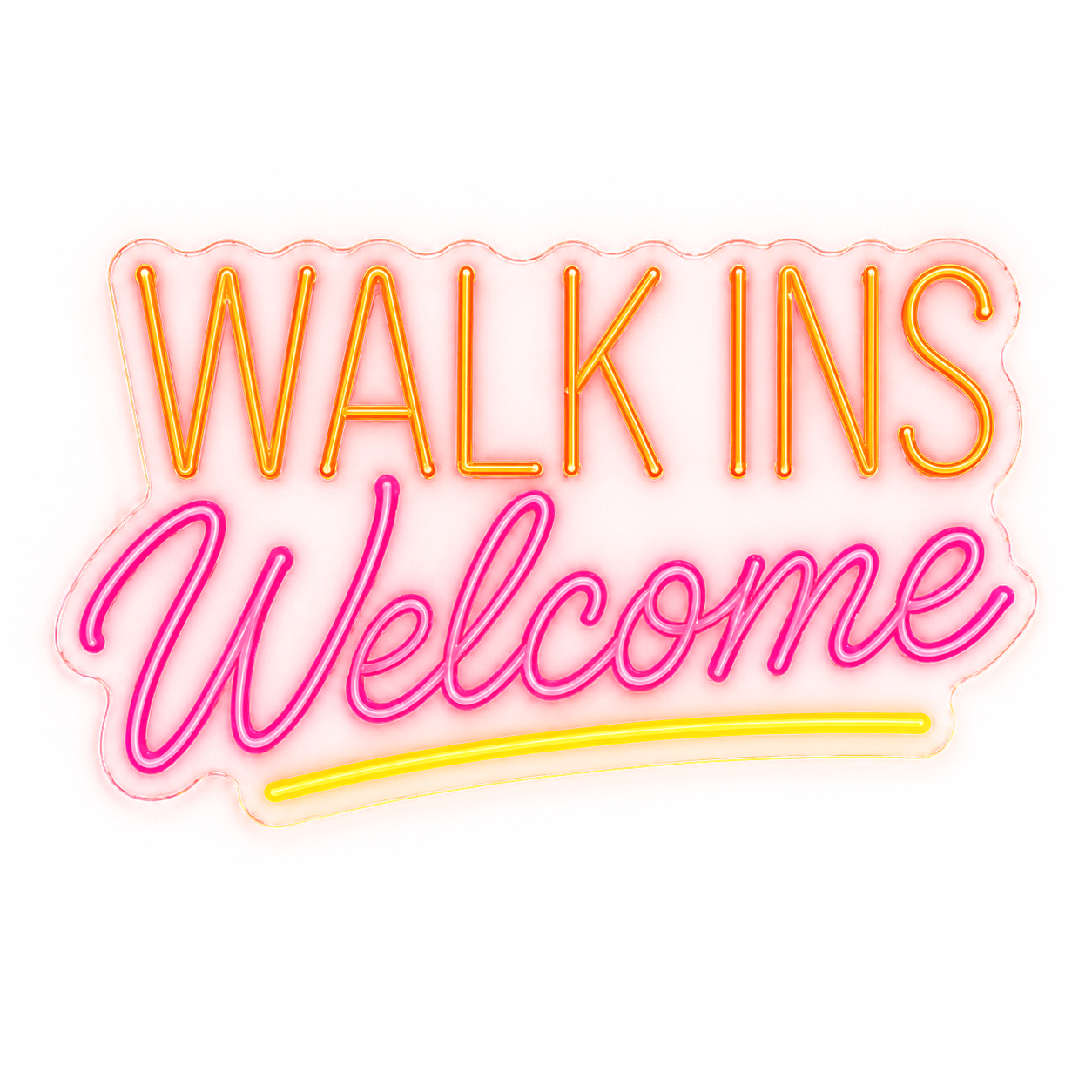 Walk In Neon Sign